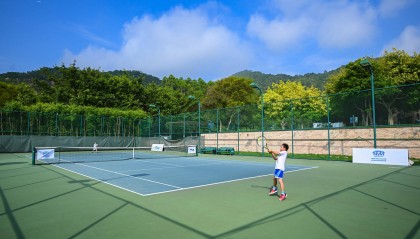 青少年网球挑战赛在厦门海沧开赛
