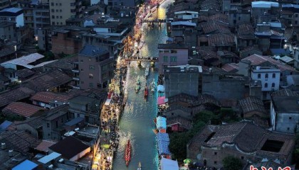 福建三溪独有端午习俗：夜赛龙舟 热闹非凡
