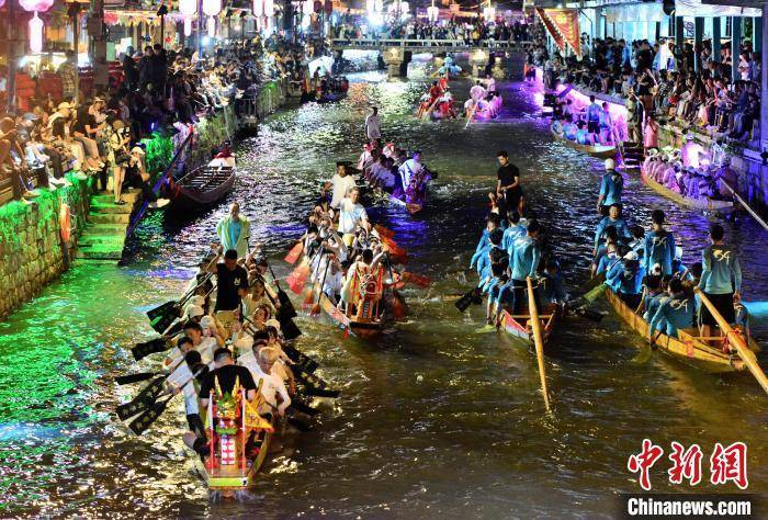 福建三溪独有端午习俗：夜赛龙舟 热闹非凡