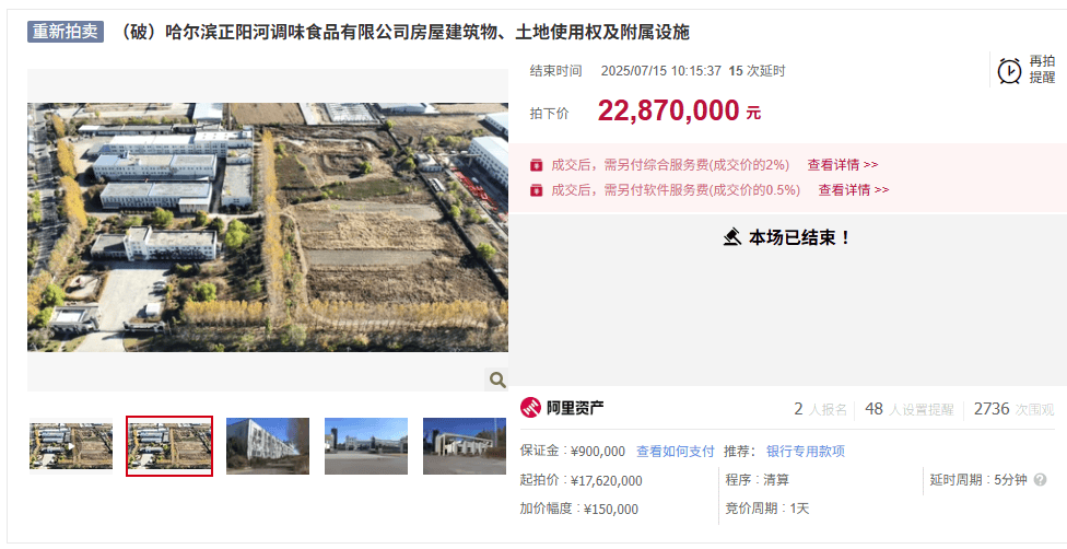 《人世间》酱油厂原型厂房、土地等被拍卖，曾跻身全国十大酱油厂，有人2287万元拍下